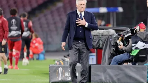 Carlo Ancelotti, director técnico de Napoli.