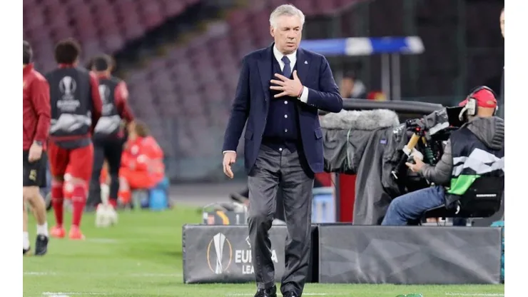 Carlo Ancelotti, director técnico de Napoli.