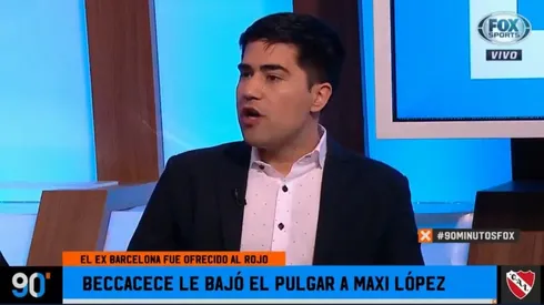 Maxi López fue ofrecido a Independiente y Fox Sports reveló la reacción de Beccacece