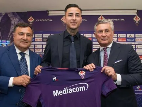 Erick Pulgar fue presentado en la Fiorentina