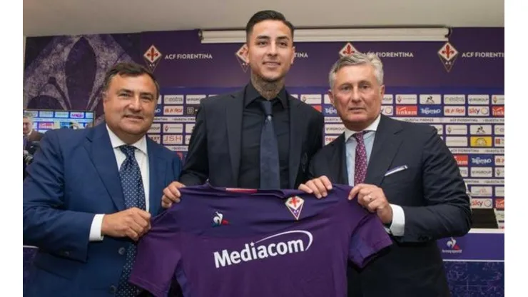 Erick Pulgar fue presentado en la Fiorentina