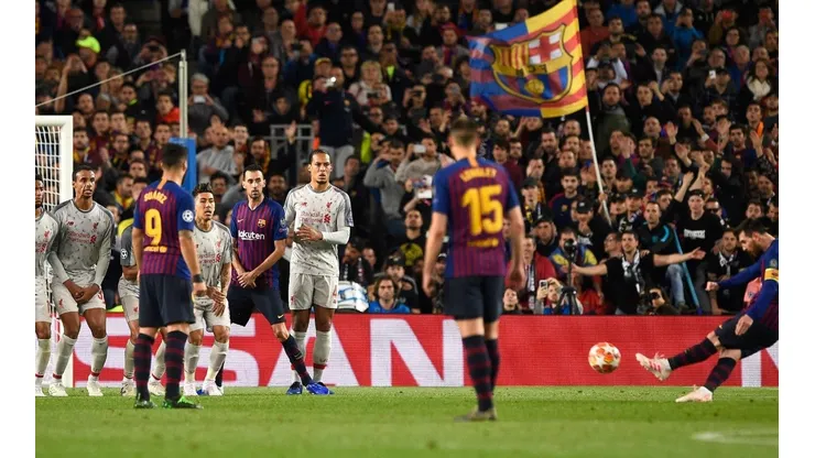 El tiro libre de Messi vs. Liverpool es el mejor gol de la última Champions