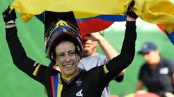 Mariana Pajón, pedalista colombiana.