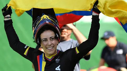 Mariana Pajón, pedalista colombiana.