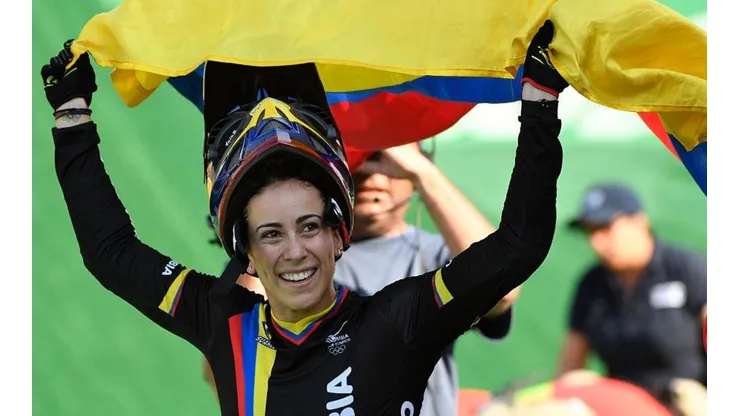 Mariana Pajón, pedalista colombiana.