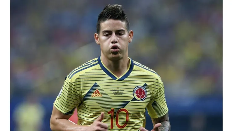 James Rodríguez, jugador del Real Madrid.
