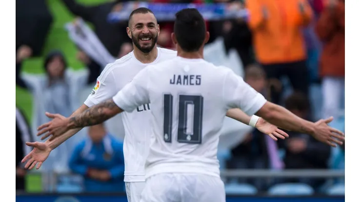 Benzema se une al grupo de jugadores del Real Madrid que le demuestran su amor a James