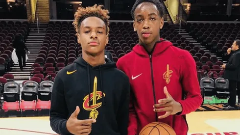 De tal palo: los hijos de LeBron y Wade se filmaron haciendo volcadas y ya los esperan en la NBA