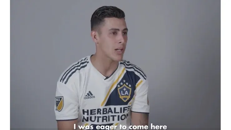 Pavón dio su primera entrevista en LA Galaxy y habló de su paso por Boca