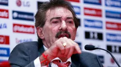 Ricardo La Volpe, en su presentación como entrenador del Toluca