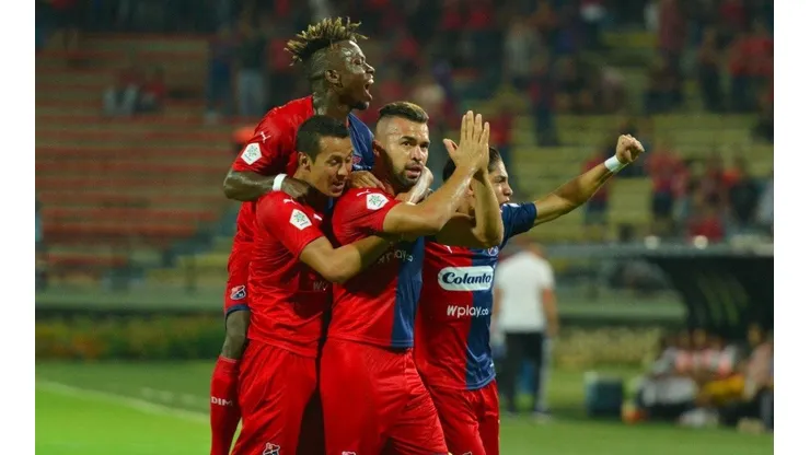 Así festejó Andrés Felipe Cadavid su gol contra Millonarios en Copa Águila.