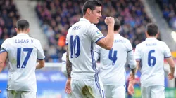 James Rodríguez, jugador del Real Madrid de España.