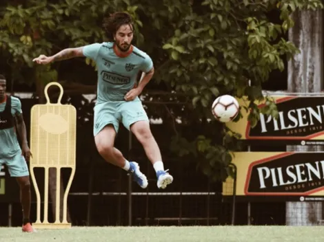 En el aire: el DT de Barcelona se refirió al futuro de Seba Pérez