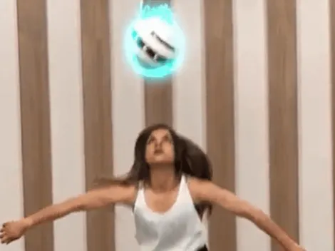 Águila poderosa: Viviana Michel mostró en instagram que sabe cómo hacer magia con el balón