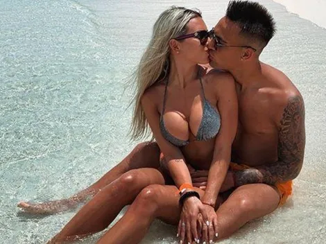 La novia de Lautaro Martínez subió foto, todos vieron un juguete atrás y tuvo que aclarar