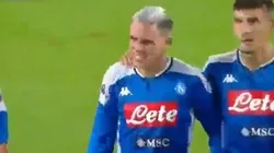 Mitad de Callejón y mitad de Umtiti: Napoli le empató rápido al Barcelona