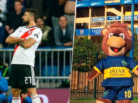 No quiso saber nada: la respuesta de Pratto cuando le preguntaron por el oso de Boca