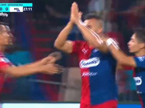 La sagrada 'ley del ex': así fue el gol que le anotó Cadavid a Millos en Copa Águila