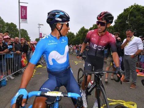 A pesar de ganar el Tour, Egan Bernal se rindió a los pies de Nairo Quintana