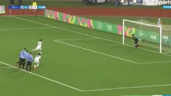 A lo Loco Abreu: el pibe Valenzuela le marcó un golazo a Uruguay