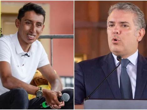 Video: la petición que hizo Egan Bernal a Iván Duque en frente de todo Zipaquirá