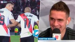 A Borré le preguntaron qué le dijo a De la Cruz después del penal errado