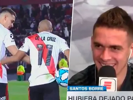 A Borré le preguntaron qué le dijo a De la Cruz después del penal errado