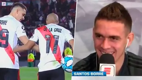 A Borré le preguntaron qué le dijo a De la Cruz después del penal errado