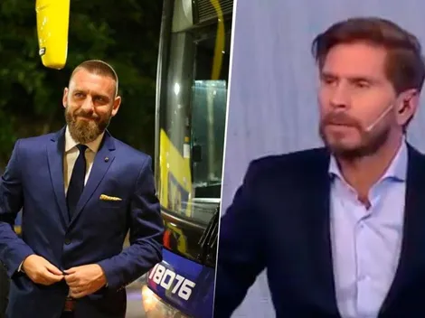 Tiraron que De Rossi puede ser titular en el Monumental y el Pollo Vignolo gritó: "¡¿Cómo?!"