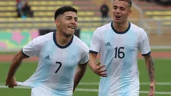 Argentina vs. Uruguay por los Juegos Panamericanos en fútbol masculino.