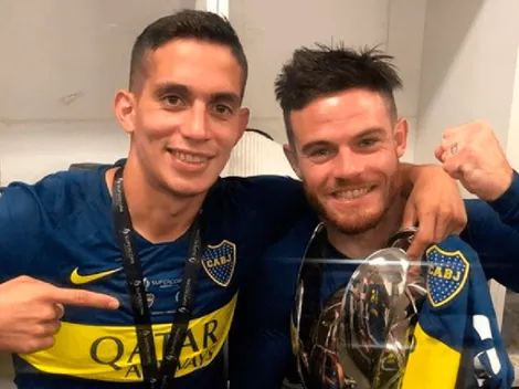 Llora Boca: Nández llegó a Italia y ya le clavaron una bufanda del Cagliari