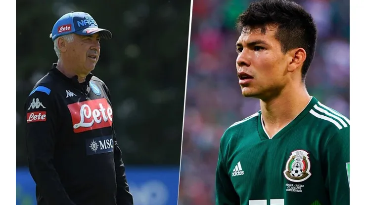 Ancelotti y Lozano podrían verse las caras en el Napoli.