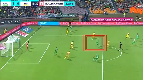 Cepellini metió un misil con la cabeza y Nacional ya le gana a Huila en el Atanasio