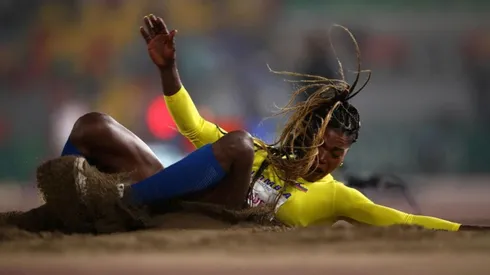 Caterine Ibargüen, atleta colombiana.