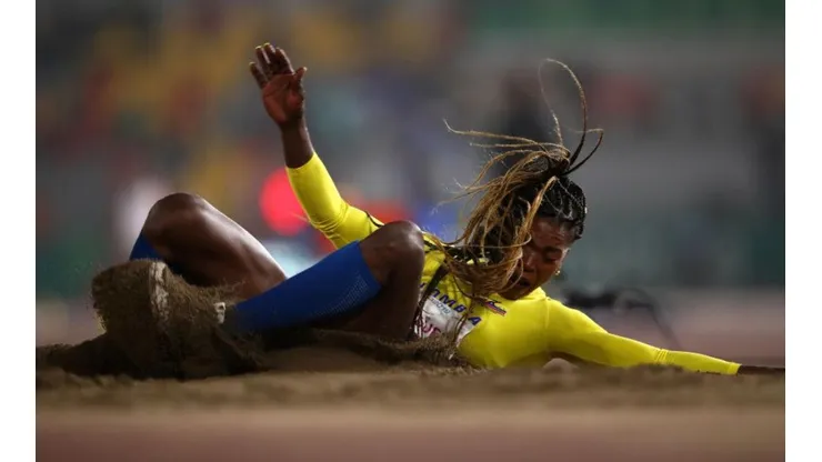 Caterine Ibargüen, atleta colombiana.