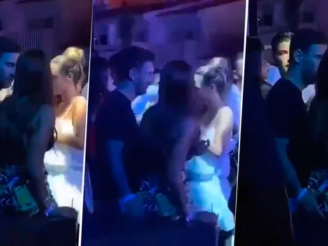Video viral: Messi estaba charlando con Antonela Roccuzzo y metió mano diabólica