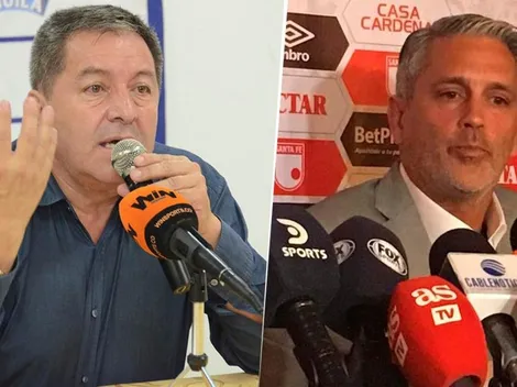 ¡Sigue la guerra! "Conmigo no van a jugar": Presidente de Santa Fe a Camps