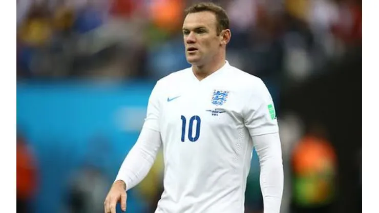 Wayne Rooney, con la playera de la Selección de Inglaterra.
