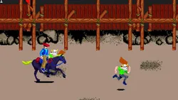 ¡Insólito! Crearon un juego de gauchos contra veganos: Sunset Gauchers