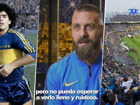 De Rossi habló sobre La Bombonera, el amor que siente por Maradona y su llegada a Boca