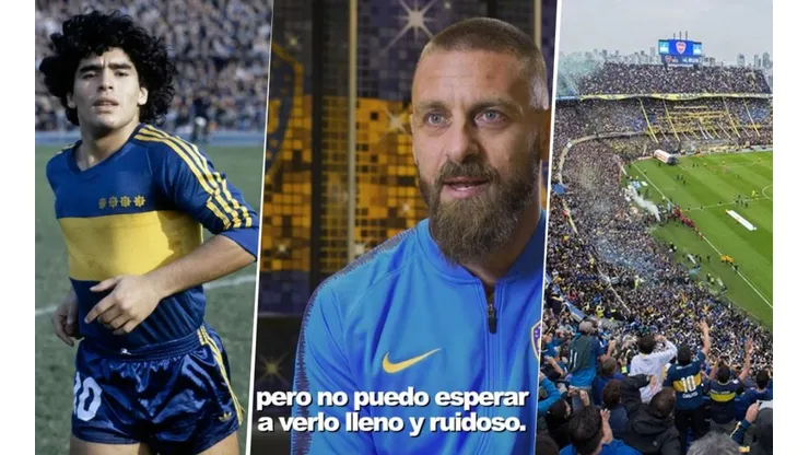 De Rossi habló sobre La Bombonera, el amor que siente por Maradona y su llegada a Boca