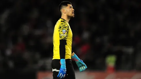 Agustín Rossi fue hostigado en el Estadio Monumental.