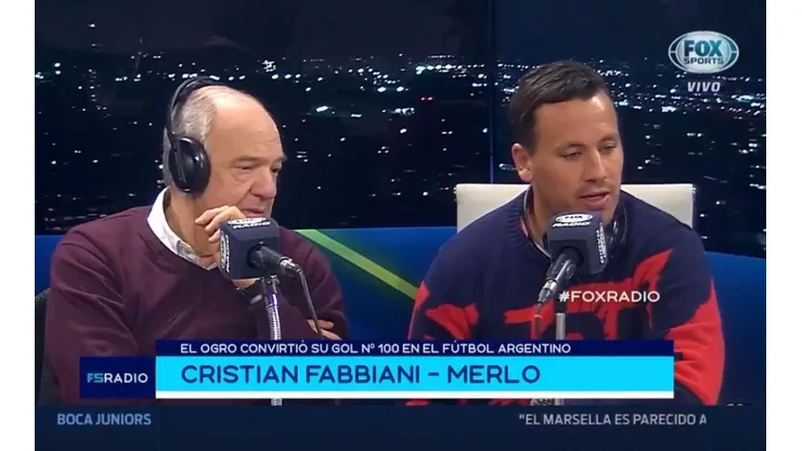 Cristian Fabbiani en 'Fox Sports Radio'.