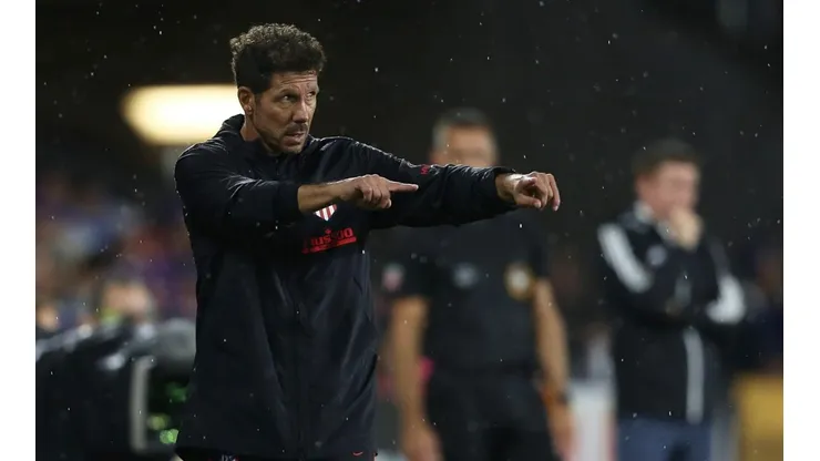 Diego Simeone, técnico de Atlético de Madrid.