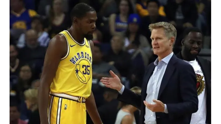 Steve Kerr confesó lo sucedido al enterarse de que Kevin Durant saldría de los Warriors