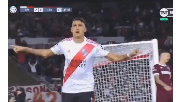 Rossi estaba sacando todo hasta que Matías Suárez clavó un golazo de cabeza