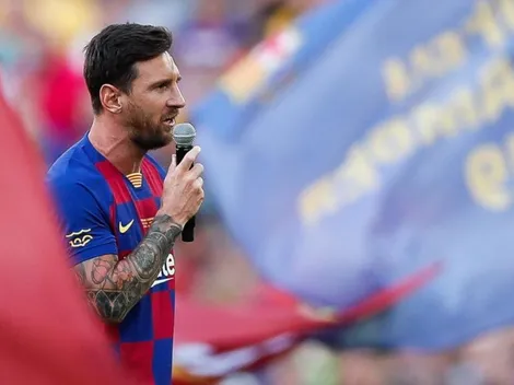 Messi subió foto de su discurso y le habló a los hinchas del Barcelona: "Que nadie dude"