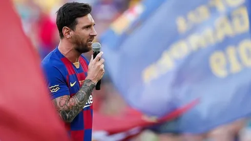 Messi subió foto de su discurso y le habló a los hinchas del Barcelona: "Que nadie dude"