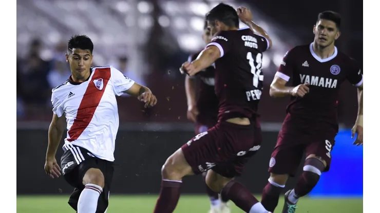 River recibe a Lanús en el Estadio Monumental.