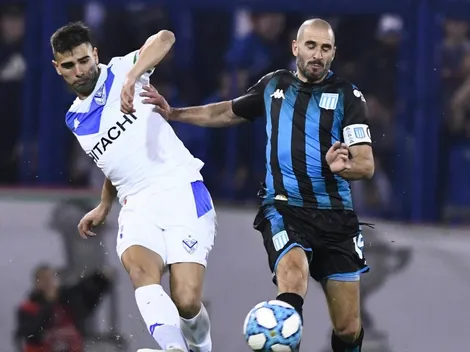 Racing se llevó un empate con sabor a triunfo ante un Vélez que lo tuvo contra las cuerdas